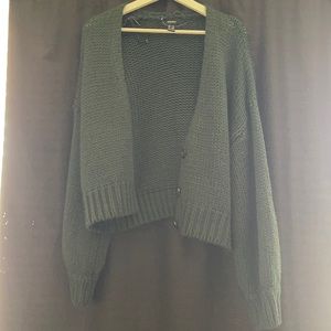Deep dark green sweater shirt